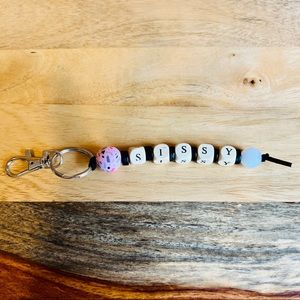 Cute Silicone Key Ring. Made specially by seller.
